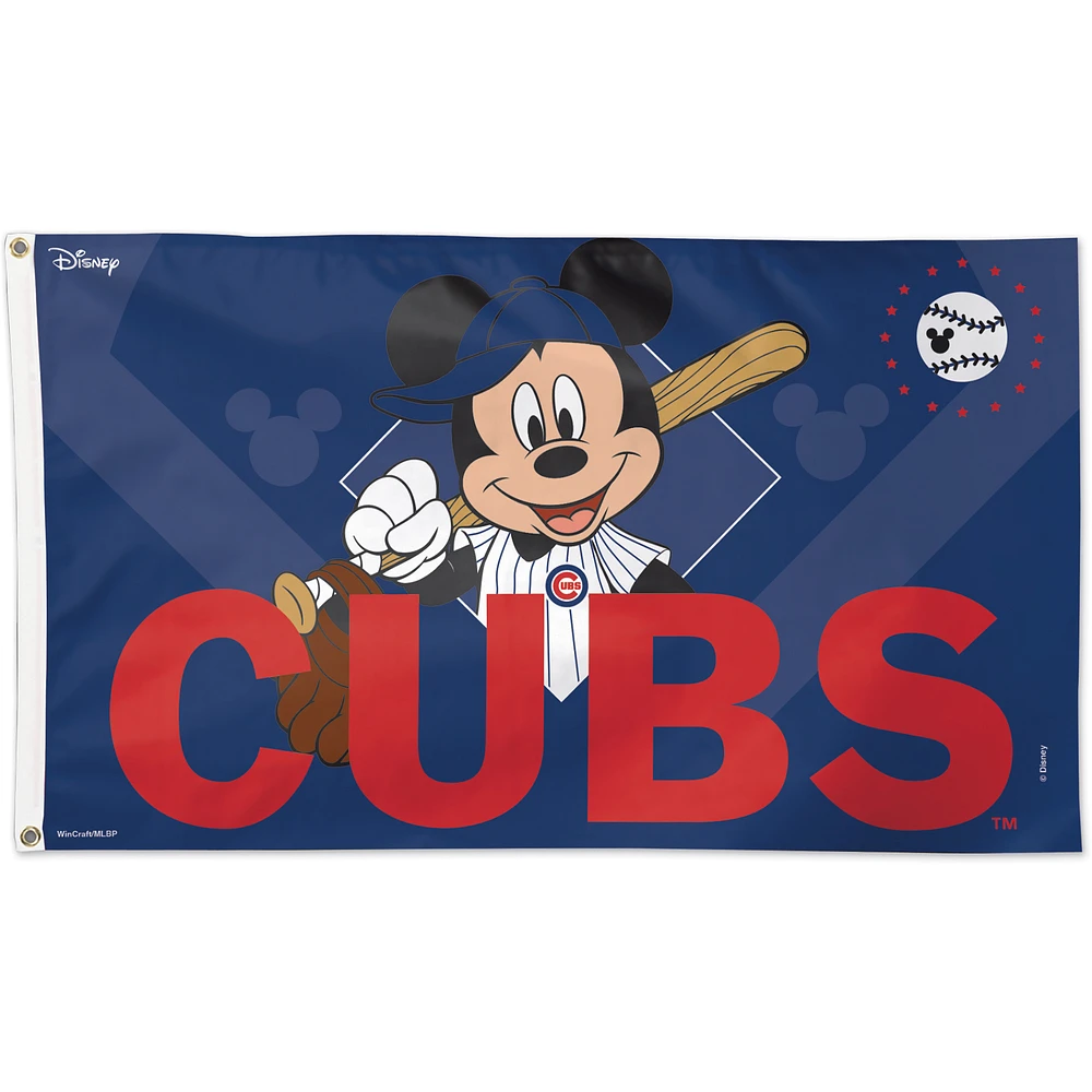 WinCraft Chicago Cubs Single-Sided 3' x 5' Deluxe Disney Flag