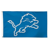 WinCraft Detroit Lions Single-Sided 3' x 5' Deluxe Mascot Flag