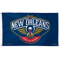 WinCraft New Orleans Pelicans Single-Sided 3' x 5' Deluxe Team Logo Flag