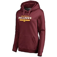 Women's Fanatics Garnet Minnesota Duluth Bulldogs Team Strong Pullover Hoodie