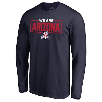 Men's Navy Arizona Wildcats We Are Icon Long Sleeve T-Shirt