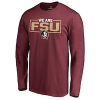 Men's Garnet Florida State Seminoles We Are Icon Long Sleeve T-Shirt