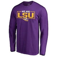 Men's Purple LSU Tigers We Are Icon Long Sleeve T-Shirt