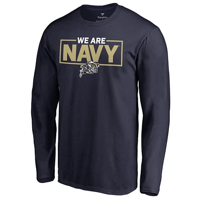 Men's Navy Midshipmen We Are Icon Long Sleeve T-Shirt