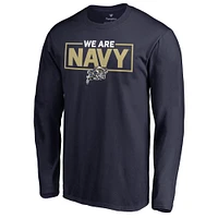 Men's Navy Midshipmen We Are Icon Long Sleeve T-Shirt