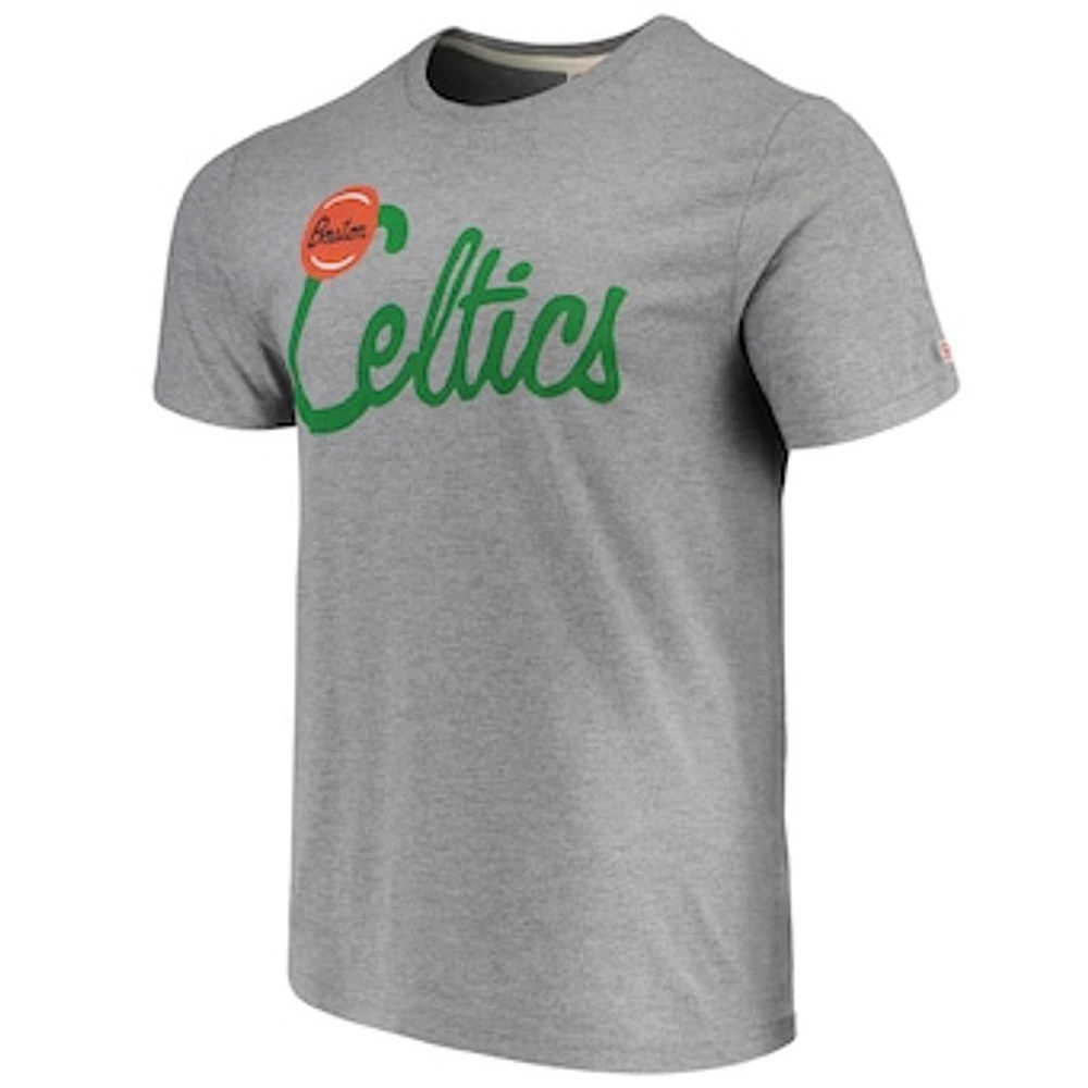 Men's Gray Boston Celtics Tri-Blend Team T-Shirt