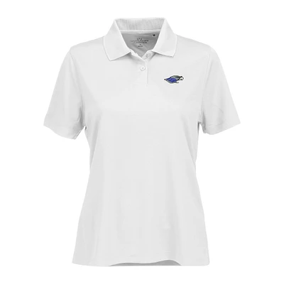 Women's White Wisconsin-Whitewater Warhawks Vansport Omega Plus Tech Polo