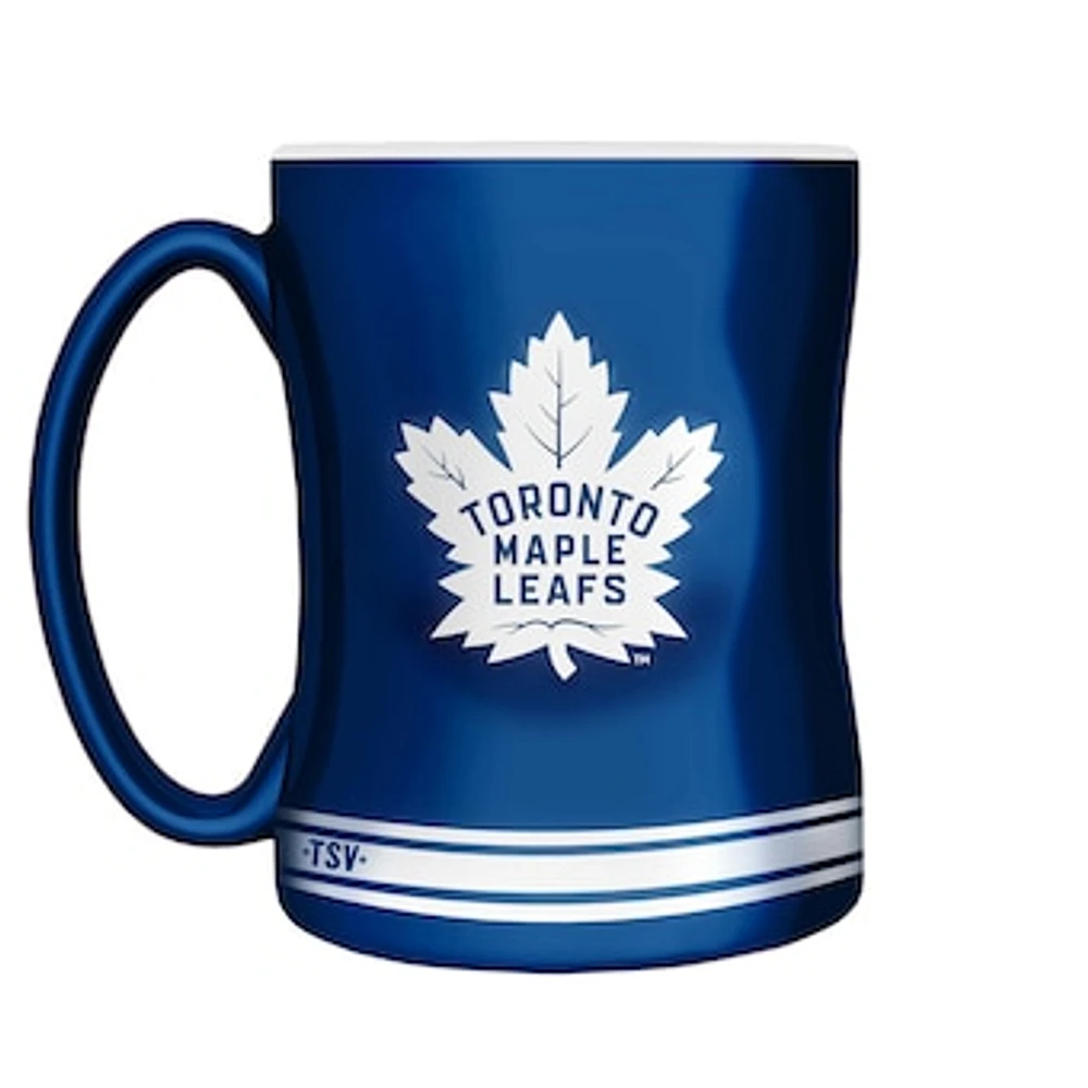 Blue Toronto Maple Leafs Sculpted Relief Mug