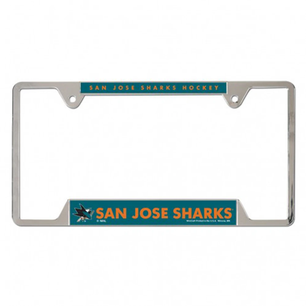 WinCraft San Jose Sharks Team Metal License Plate Frame