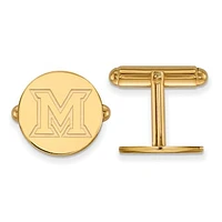 Miami University RedHawks Gold-Plated Cuff Links