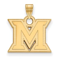 Miami University RedHawks Gold-Plated Small Pendant