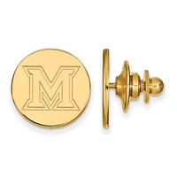 Miami University RedHawks Gold-Plated Sterling Silver Tie Tack