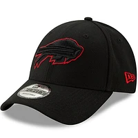 Men's New Era Black Buffalo Bills Momentum 9FORTY Adjustable Snapback Hat