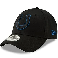 Men's New Era Black Indianapolis Colts Momentum 9FORTY Adjustable Snapback Hat