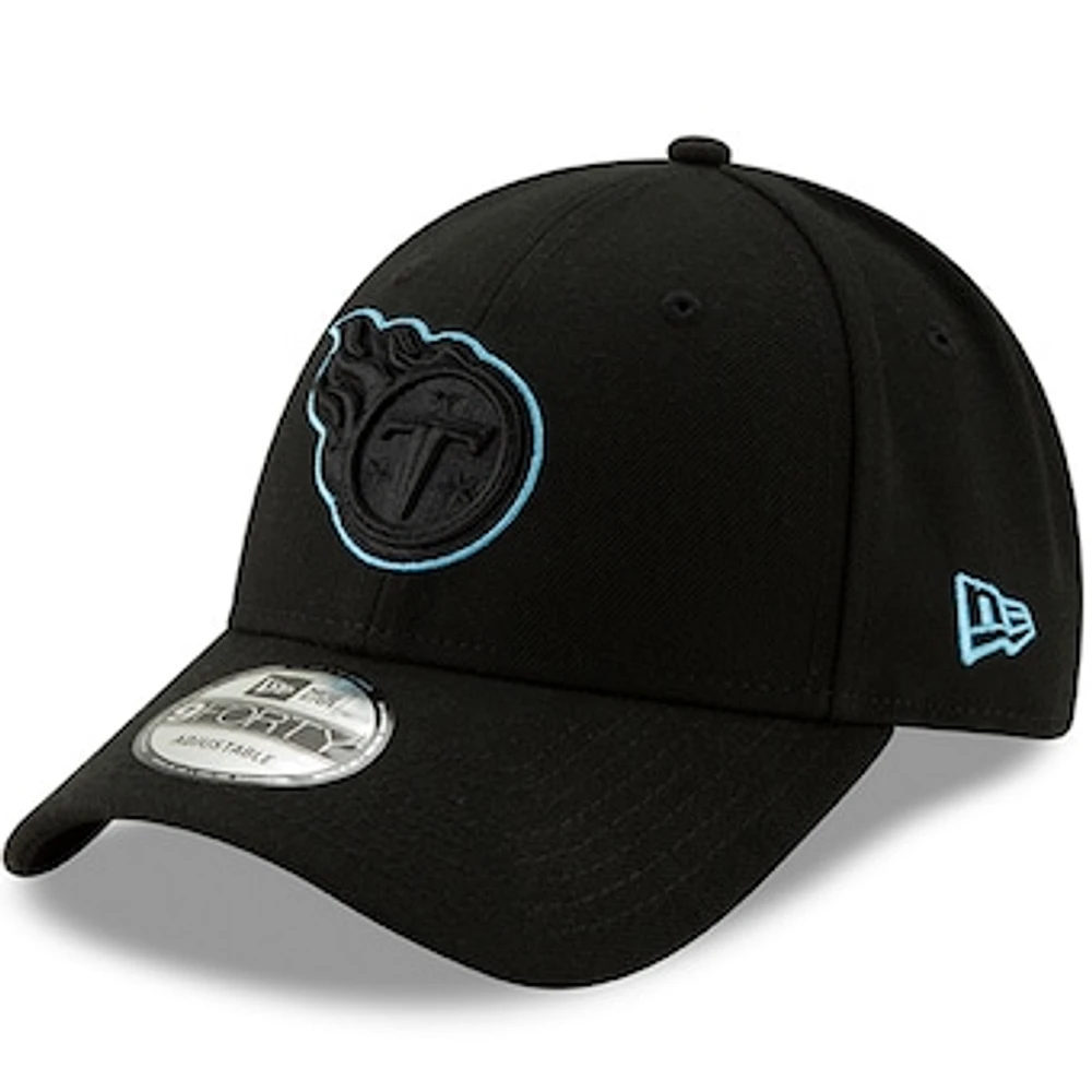 Men's New Era Black Tennessee Titans Momentum 9FORTY Adjustable Snapback Hat