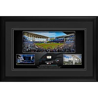 Miami Marlins Framed 10" x 18" Stadium Panoramic Collage with a Piece of Game-Used Baseball - Limited Edition of 500