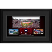 Washington Nationals Framed 10" x 18" Stadium Panoramic Collage with a Piece of Game-Used Baseball - Limited Edition of 500