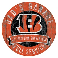Cincinnati Bengals 12" x 12" Dad's Garage Sign