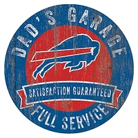 Buffalo Bills 12" x 12" Dad's Garage Sign