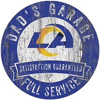 Los Angeles Rams 12" x 12" Dad's Garage Sign