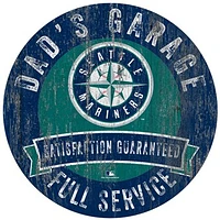 Seattle Mariners 12" x 12" Dad's Garage Sign