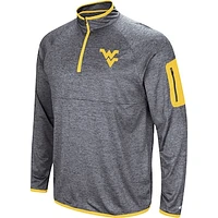 Men's Colosseum Navy West Virginia Mountaineers Amnesia Lightweight Quarter-Zip Pullover