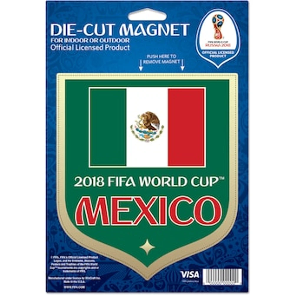 WinCraft Mexico National Team 2018 FIFA World Cup 6" x 9" Logo Car Magnet