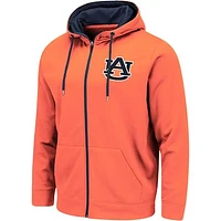 Men's Colosseum Orange Auburn Tigers Performance Full-Zip Hoodie