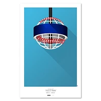 Atlanta Braves Truist Park 11" x 17" Minimalist Art Poster