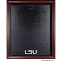LSU Tigers Mahogany Jersey Logo Display Case with Mirror Back