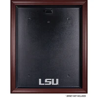 LSU Tigers Mahogany Jersey Logo Display Case with Mirror Back