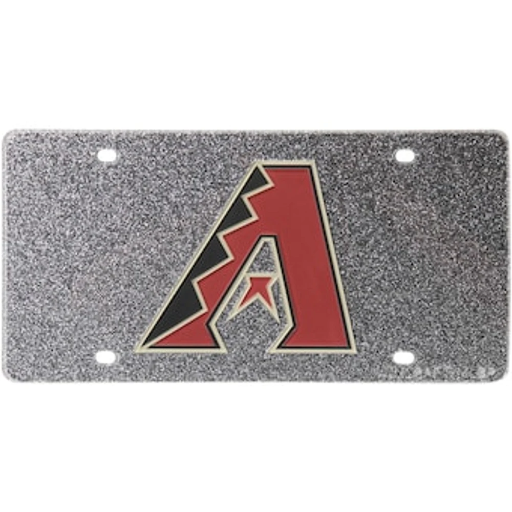 WinCraft Arizona Diamondbacks Acrylic Glitter License Plate