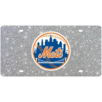 WinCraft New York Mets Acrylic Glitter License Plate