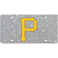 WinCraft Pittsburgh Pirates Acrylic Glitter License Plate