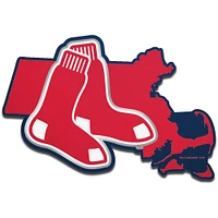 WinCraft Boston Red Sox Metallic State Shape Acrylic Auto Emblem