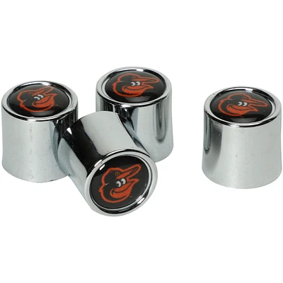 WinCraft Baltimore Orioles 4-Pack Valve Stem Covers