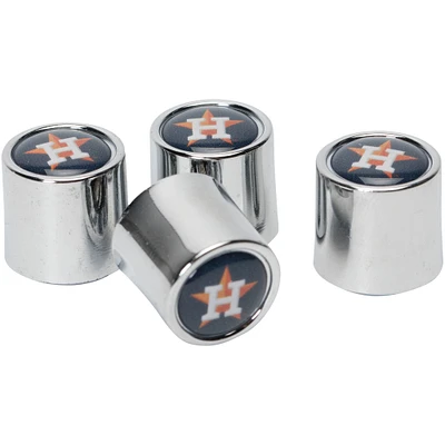 WinCraft Houston Astros 4-Pack Valve Stem Covers