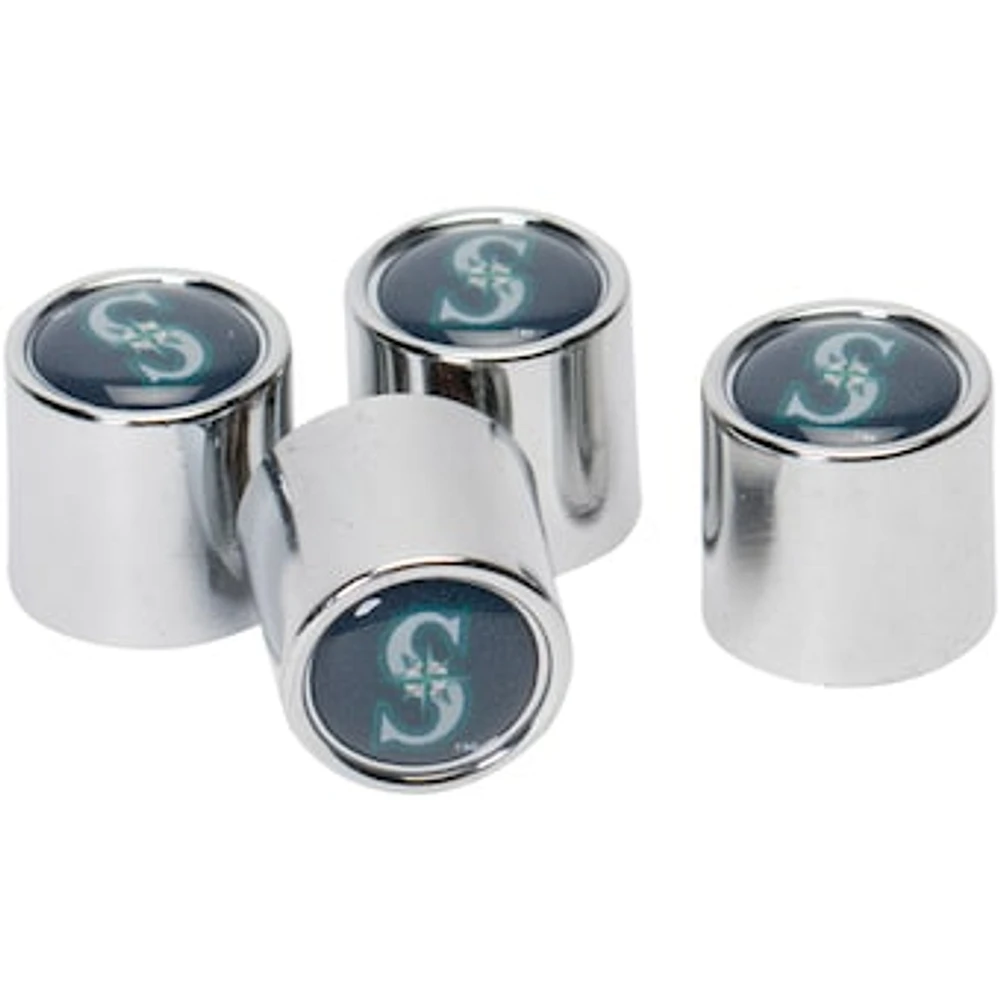 WinCraft Seattle Mariners 4-Pack Valve Stem Covers