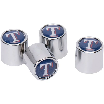 WinCraft Texas Rangers 4-Pack Valve Stem Covers