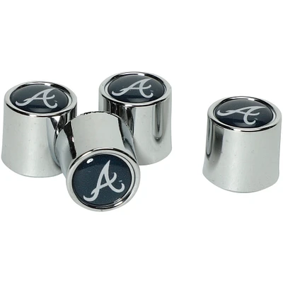 WinCraft Atlanta Braves 4-Pack Valve Stem Covers