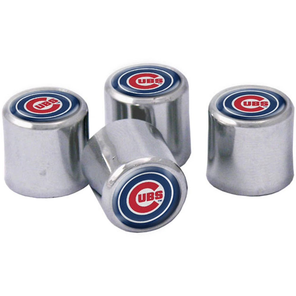 WinCraft Chicago Cubs 4-Pack Valve Stem Covers