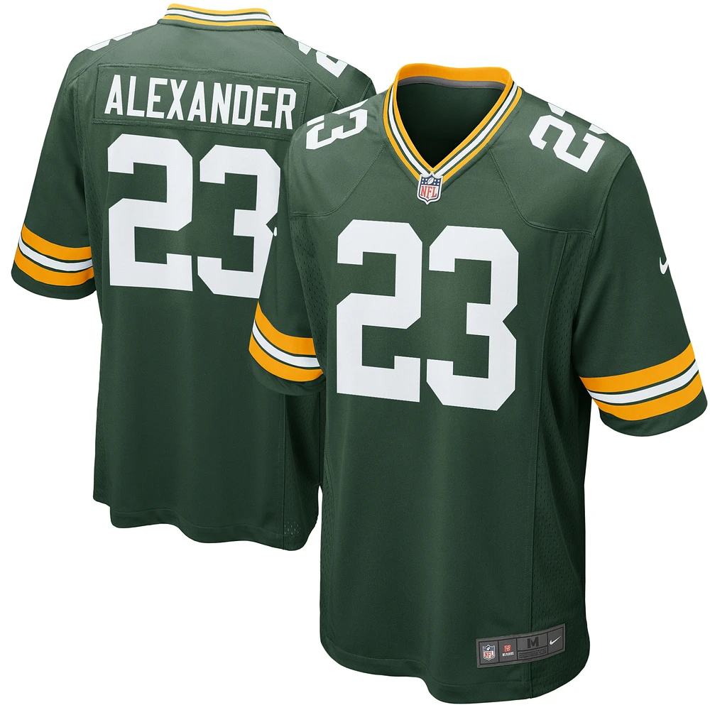 Men's Nike Jaire Alexander Green Green Bay Packers Game Player Jersey