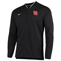 Men's Nike Black Houston Cougars 2018 Coaches Quarter-Zip Pullover Jacket