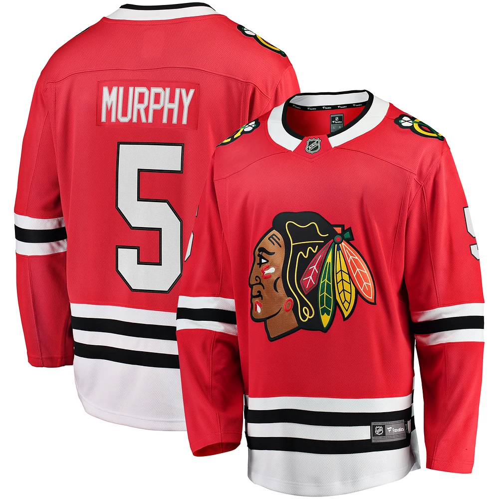 Youth Fanatics Connor Murphy Red Chicago Blackhawks Breakaway Player Jersey