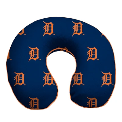 Blue Detroit Tigers Memory Foam Travel Pillow