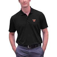 Men's Black Youngstown State Penguins Big & Tall Vansport Omega Tech Polo
