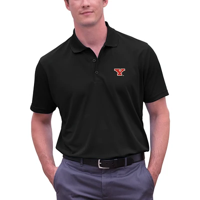 Men's Black Youngstown State Penguins Big & Tall Vansport Omega Tech Polo