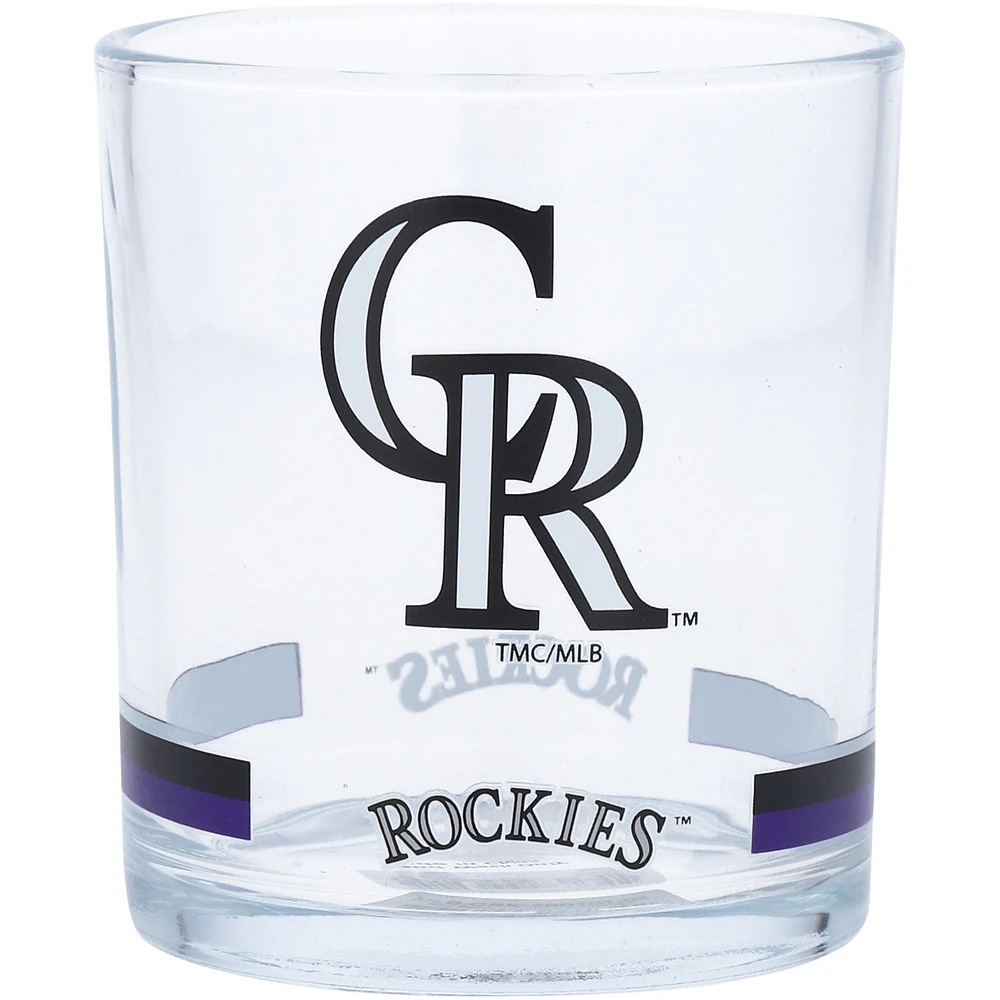 Colorado Rockies Banded Rocks Glass