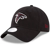 Women's New Era Black Atlanta Falcons Core Classic Primary 9TWENTY Adjustable Hat