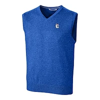 Men's Cutter & Buck Royal Fresno State Bulldogs Big Tall College Vault Lakemont Tri-Blend Vest